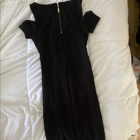 Black maternity dress - Picture 3 of 4